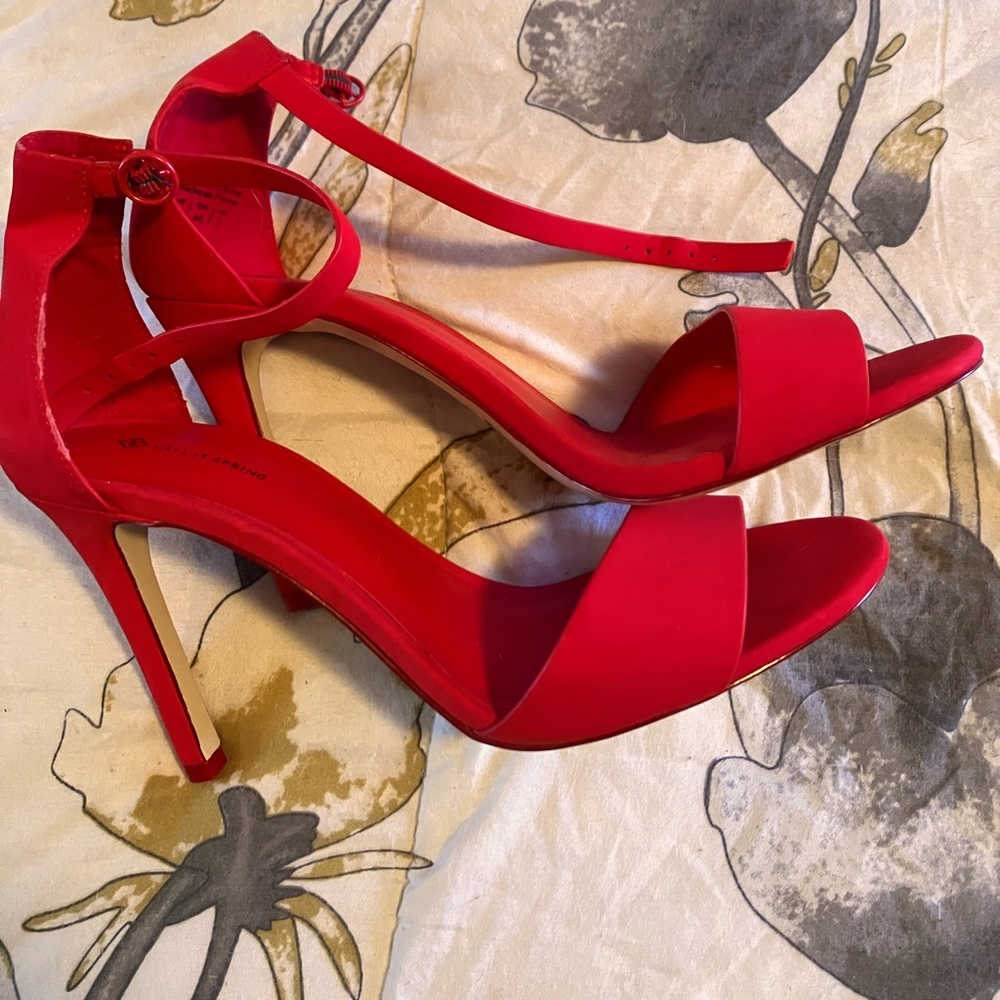 Call It Spring stilleto sandals.